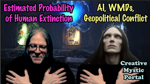 Estimated Probability of Human Extinction AI, WMDs, Geopolitical Conflict