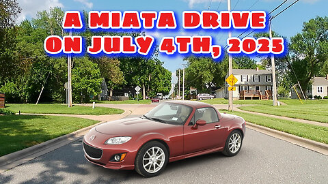 A Miata Drive On July 4th, 2025 - Overland Park To Leawood