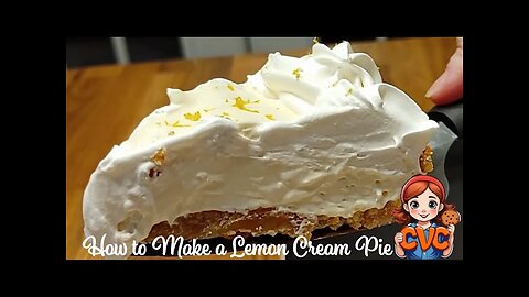 Lemon Cream Cheese Pie - Homemade Nilla Wafer Crust