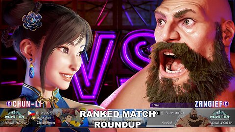 Kuya Kalbo SF6 Ranked Match Roundup. Chun Li Master Rank [Hori Fight Stick]