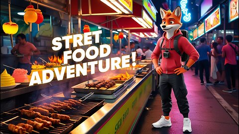 Street Food Adventure with Tiko Bhai 🦊 | Skewers, Desserts & Rooftop Vibes
