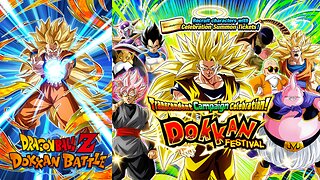 DBZ Dokkan Battle: Transcendent Campaign Celebration Dokkan Festival Banner Summons
