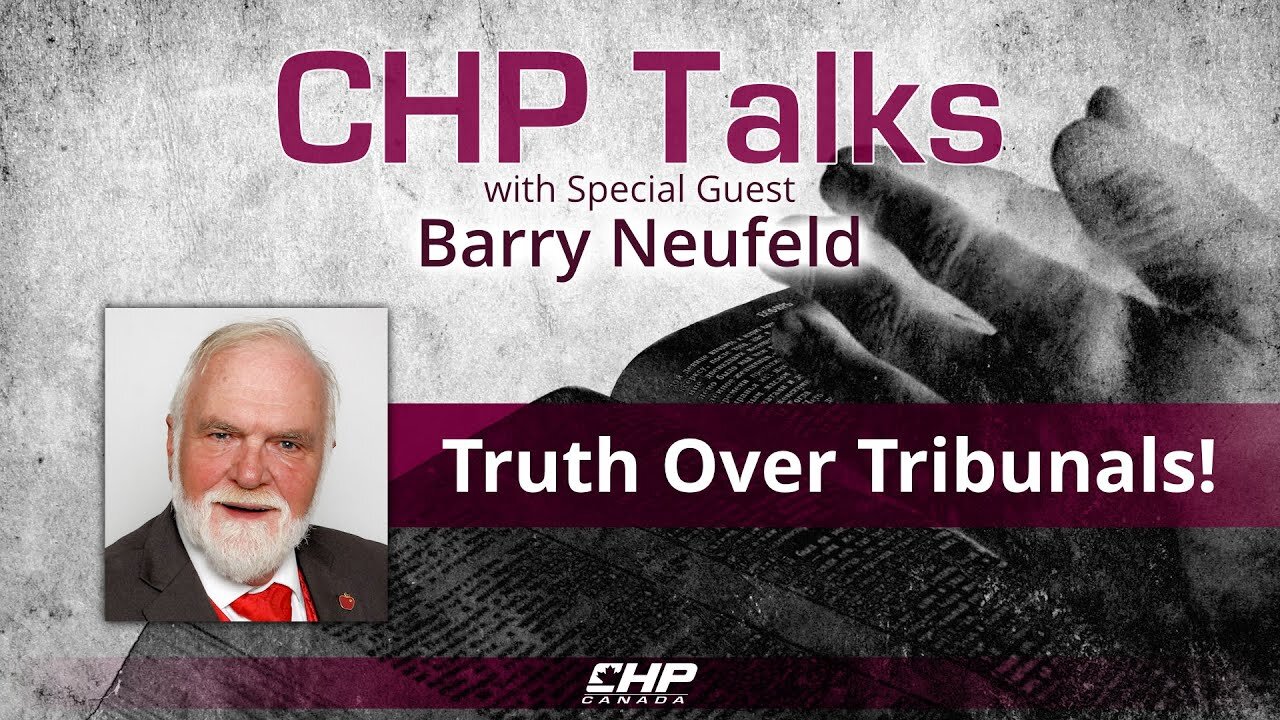 Christian Heritage Party Interviews Barry Neufeld