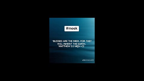 meek #beatitudes meek #beatitudes #biblebuild #bibleverse #bibleverseoftheday #bible