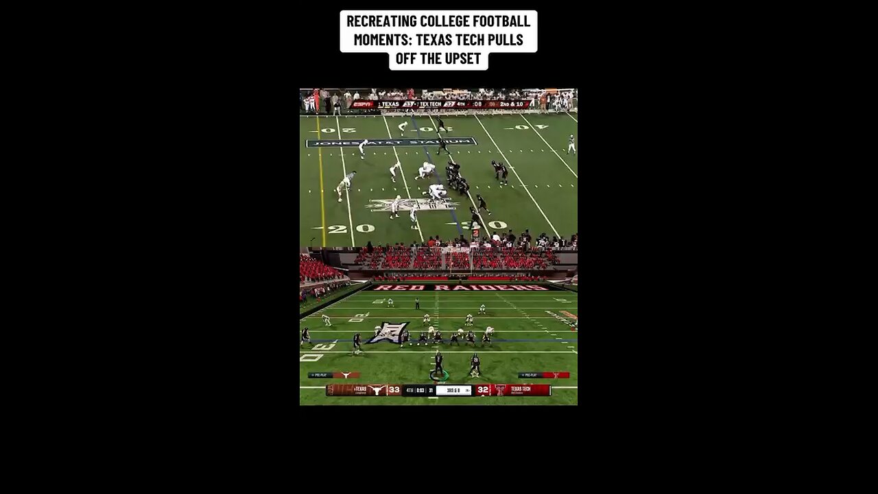 Recreating Epic Moments in College Football 25: Texas Vs Texas Tech “The Catch”