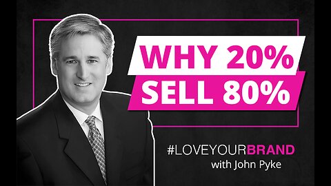 The #1 reason why 20% sell 80% consistently | John Pyke