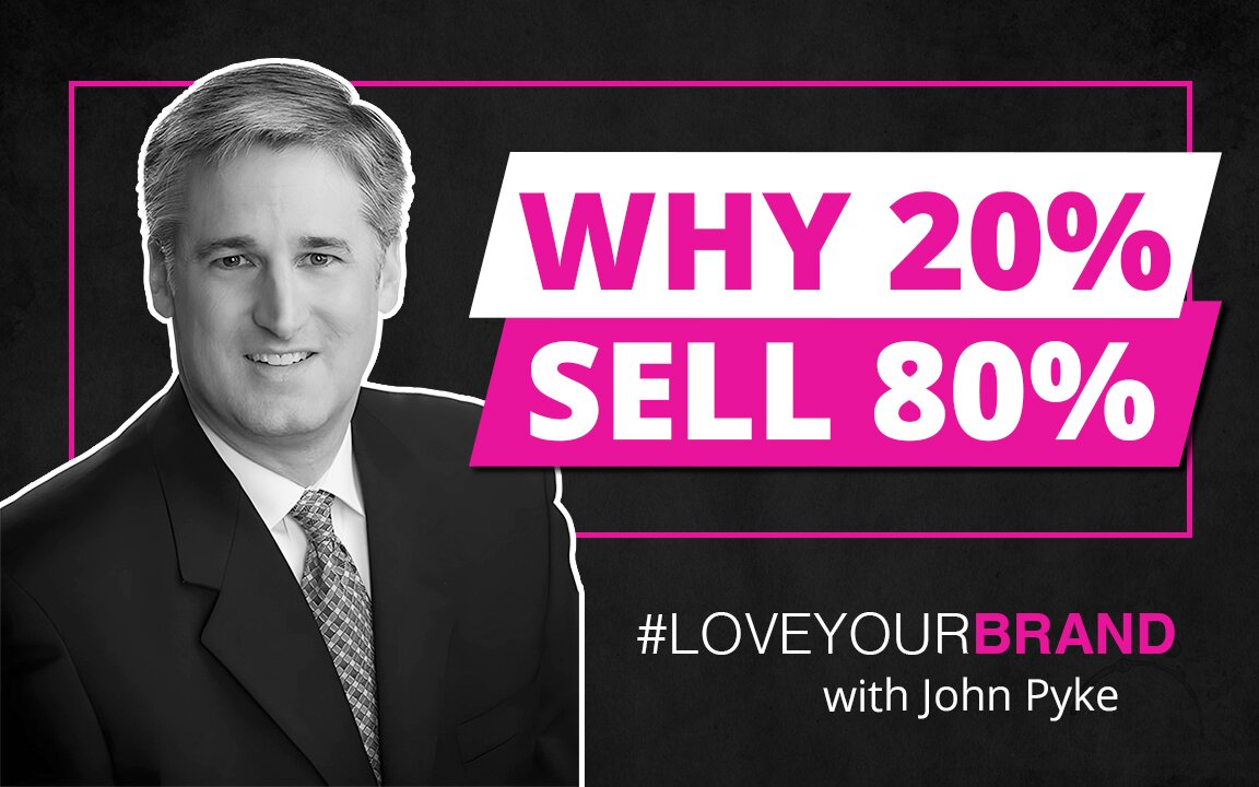 The #1 reason why 20% sell 80% consistently | John Pyke