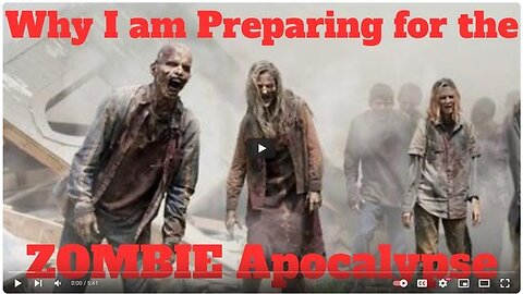 AUSSIE PREPPER - Why I am Preparing for the ZOMBIE Apocalypse - The Danger is REAL (Read Description 1st)