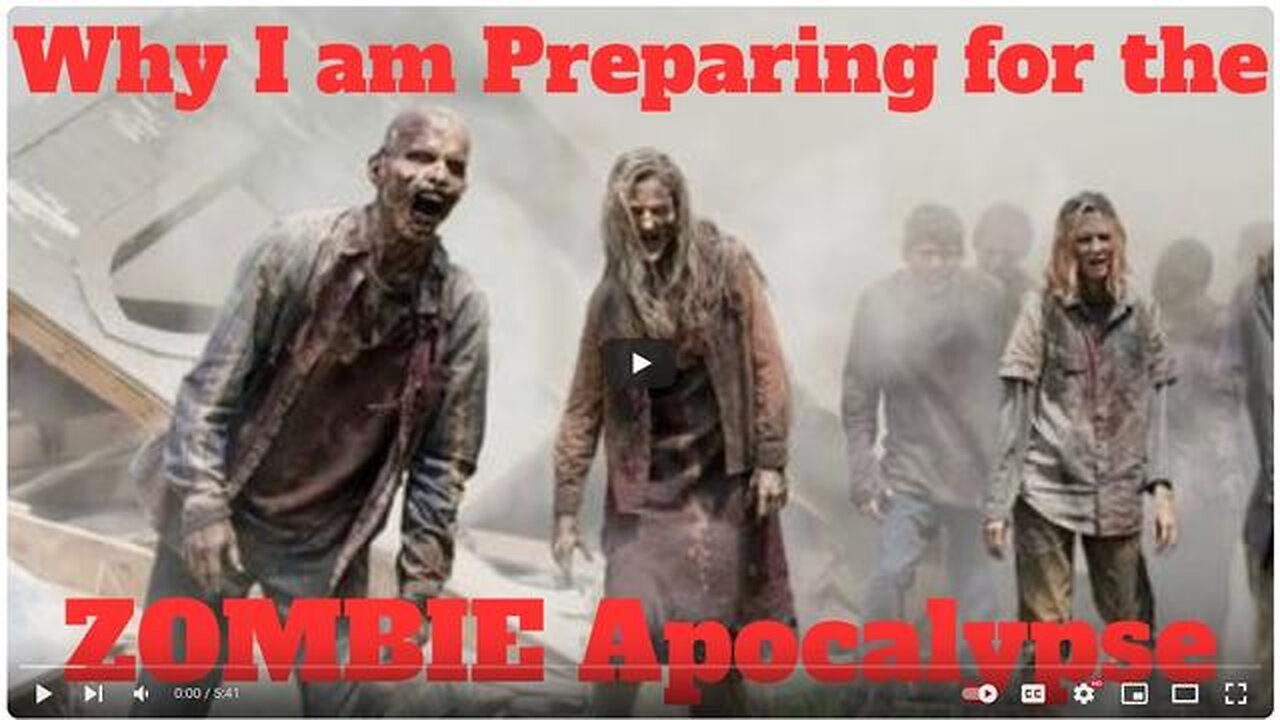 AUSSIE PREPPER - Why I am Preparing for the ZOMBIE Apocalypse - The Danger is REAL (Read Description 1st)