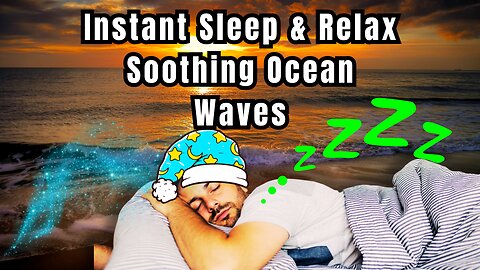 Ocean's Gentle Whispers | Soothing Waves for Deep Sleep & Total Relaxation