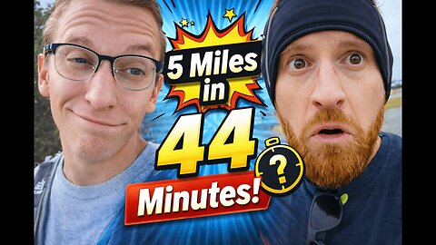 5 Miles in 44 Minutes! - Marathon Training Week 13