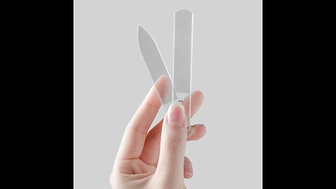Crystal Glass Nail File, For Nail Art & Nail Care (2-Pack)