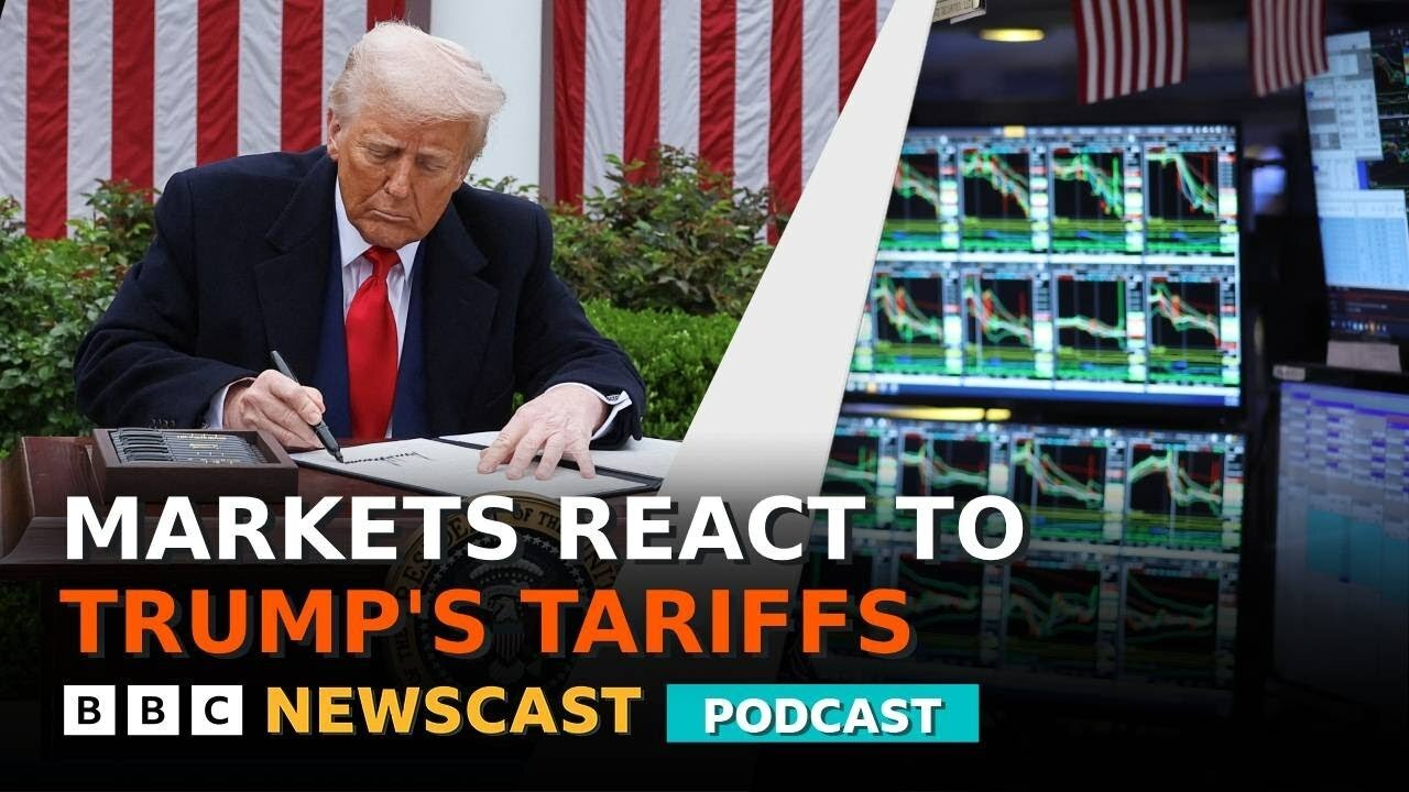 How have global markets responded to Donald Trump's tariffs announcement? | BBC Newscast