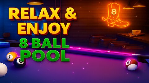 🎱 Chill 8 Ball Pool Gameplay | Relax & Enjoy