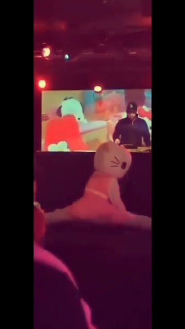 Hello kitty acting up 😂