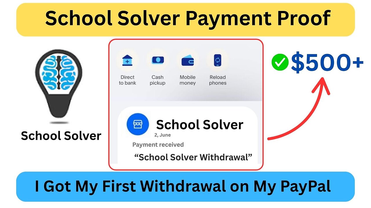 School Solver Payment Proof Video || Do School Solver Really Pays? || DollarTube Nepal