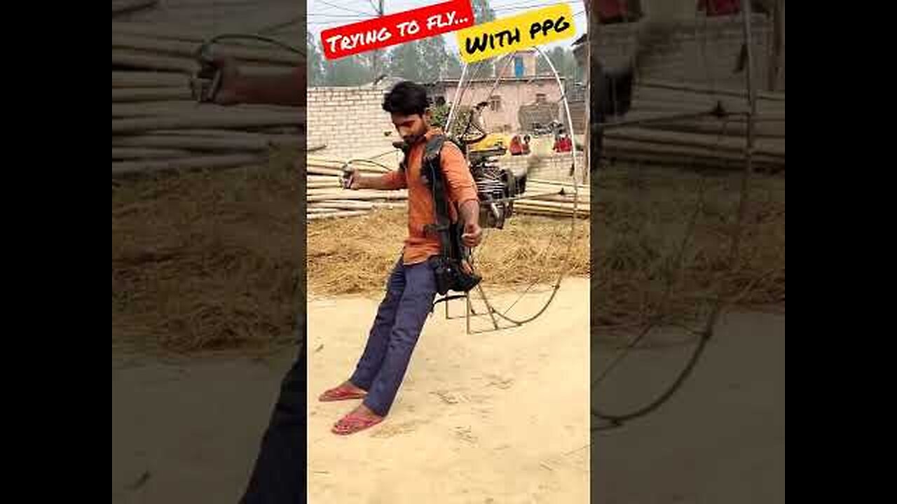 Paramotor thrust test | homemade backpack | paramotoring ppg | best Paramotor #paramotor