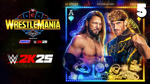 WWE 2K25 Wrestlemania 41 Night 2 - April 20th 2025 - Match 5: Logan CHEATS for the win!