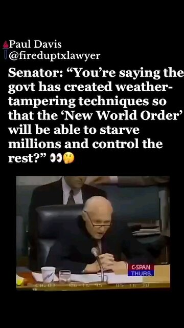 Government Created Weather Warfare Discussed in 1995