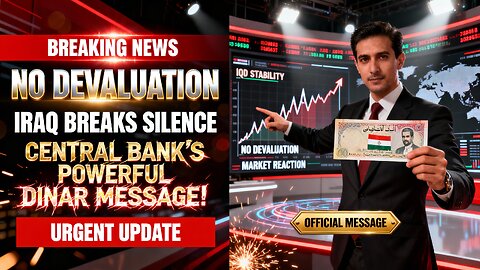 NO DEVALUATION — Iraq Breaks Silence Central Bank Sends Powerful Dinar Message! 💥 Iraqi Dinar News