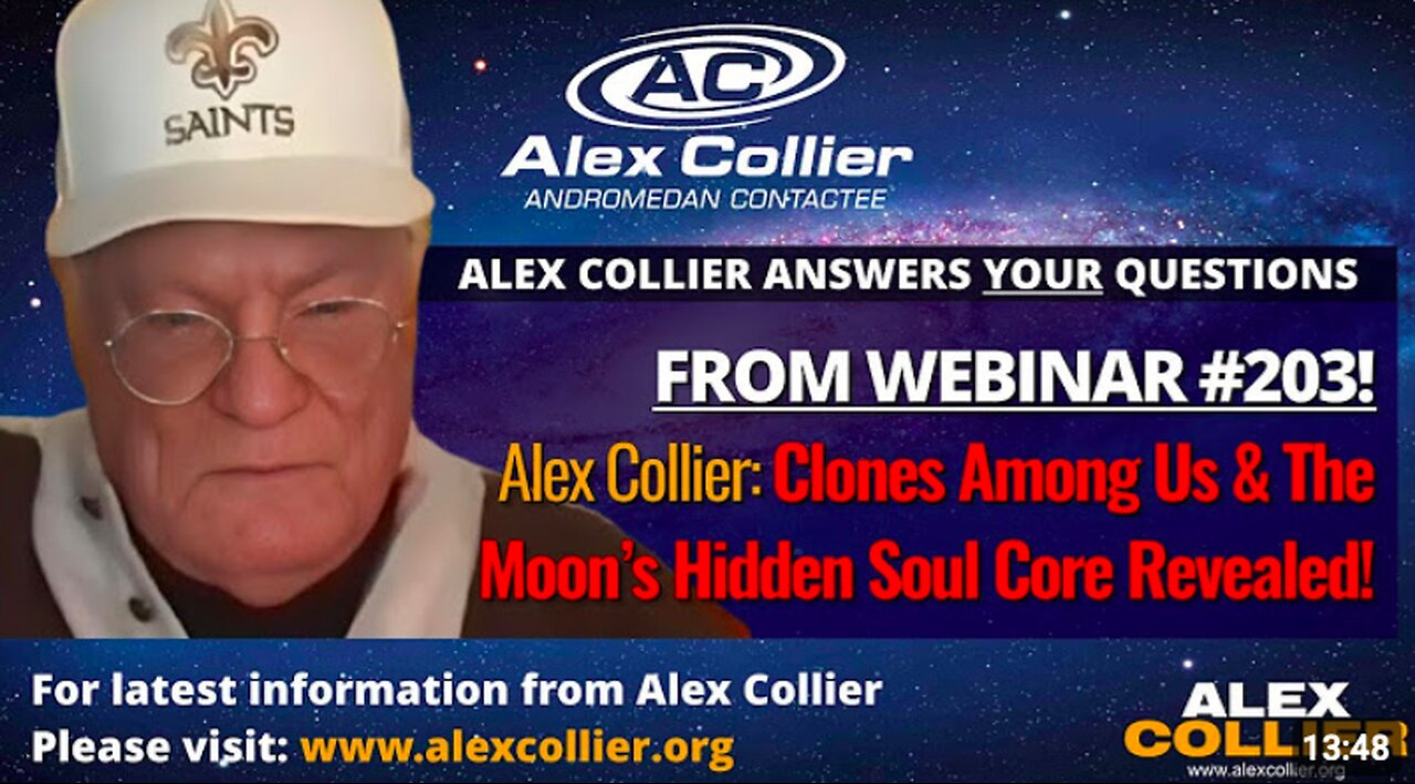 Alex Collier: Clones Among Us & The Moon’s Hidden Soul Core Revealed!