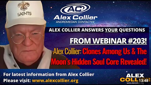 Alex Collier: Clones Among Us & The Moon’s Hidden Soul Core Revealed!