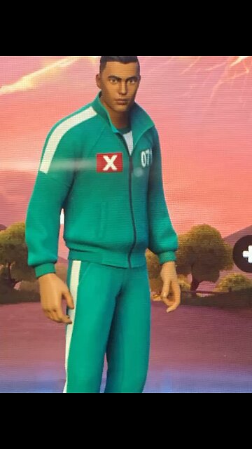 Squid Games Fortnite Evolution player to Frontman