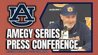Auburn Baseball HC Butch Thompson Previews Amegy Bank Baseball Classic | Full Press Conference