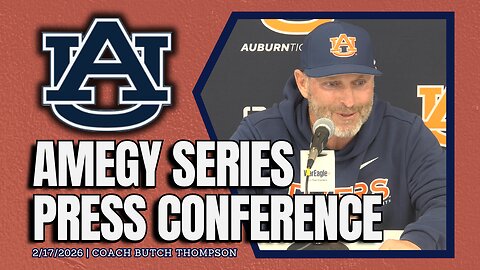 Auburn Baseball HC Butch Thompson Previews Amegy Bank Baseball Classic | Full Press Conference