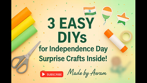 DIY Independence Day 🇮🇳 Craft easy |Happy Independence Day 2025