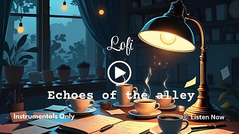 LoFi Noir – Echoes of the Alley 🔦 | LoFi Beats with Film Noir Vibes
