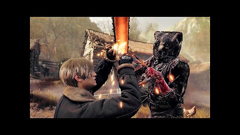 Resident Evil 4 Remake - Super Salvador Boss Fight (4K 60FPS)