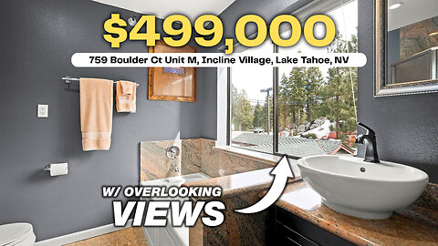 Touring a MOST AFFORDABLE Lake Tahoe Condo in Stateline Nevada