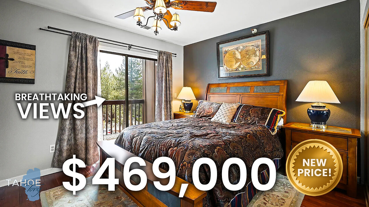 Touring a MOST AFFORDABLE Lake Tahoe Condo in Stateline Nevada