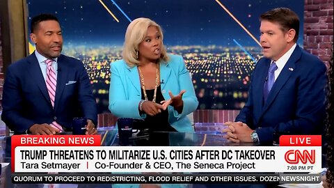 Tara Setmayer Gets TRIGGERED Over Trump Fighting Crime