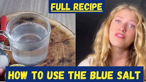 WHAT IS THE BLUE SALT TRICK? ✅ INGREDIENTS, RECIPE, REVIEWS AND SIMPLE TRICK TO CURE ED