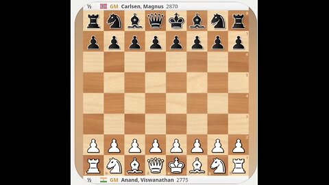 Viswanathan Anand VS Magnus Carlsen Fide world championship - 2013
