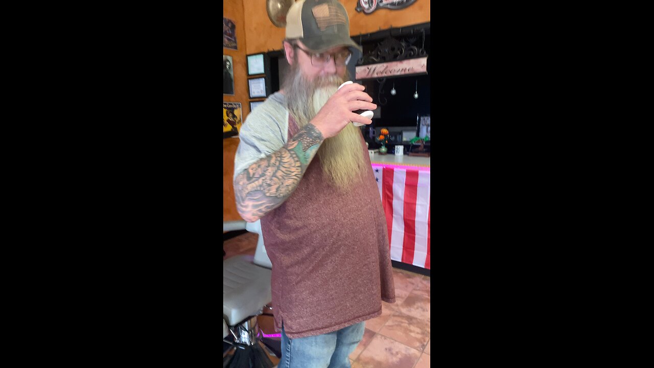 The shit we get into My face at the end!