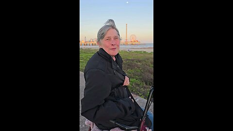 Beach day with mom