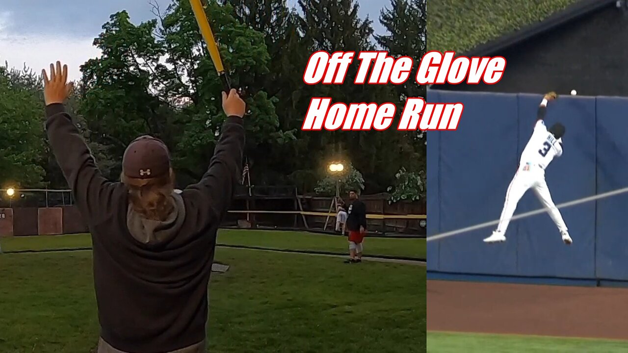 Home Run Off The Glove...No Error !!