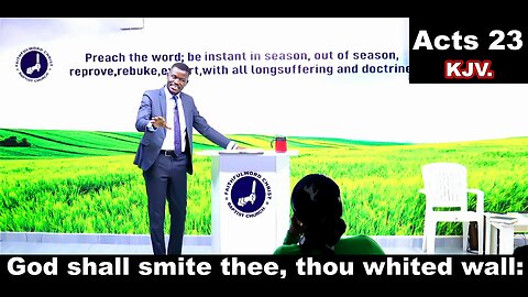 God shall smite thee, thou whited wall: