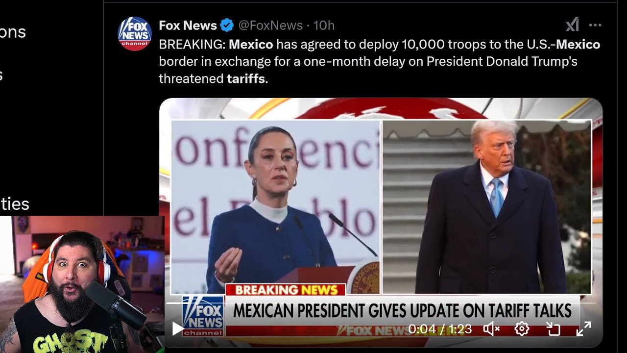 Mexico tariffs did not last long lol