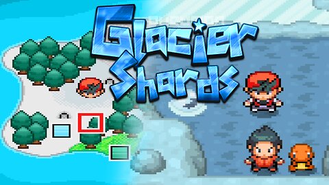 Pokemon Glacier Shards - Fan-made Game with NDS graphics, trainer on a small island, sidequests,...