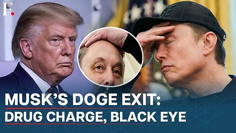 Musk Attends Farewell Event With Black Eye; Drug Abuse Report Mars DOGE Exit | N18G