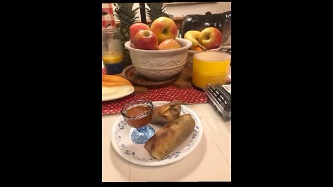 Air fryer egg rolls