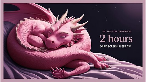 2 Hours Rain Sounds for Sleep | Dark Screen | 2 Hours of Deep Relaxation & Restful Sleep