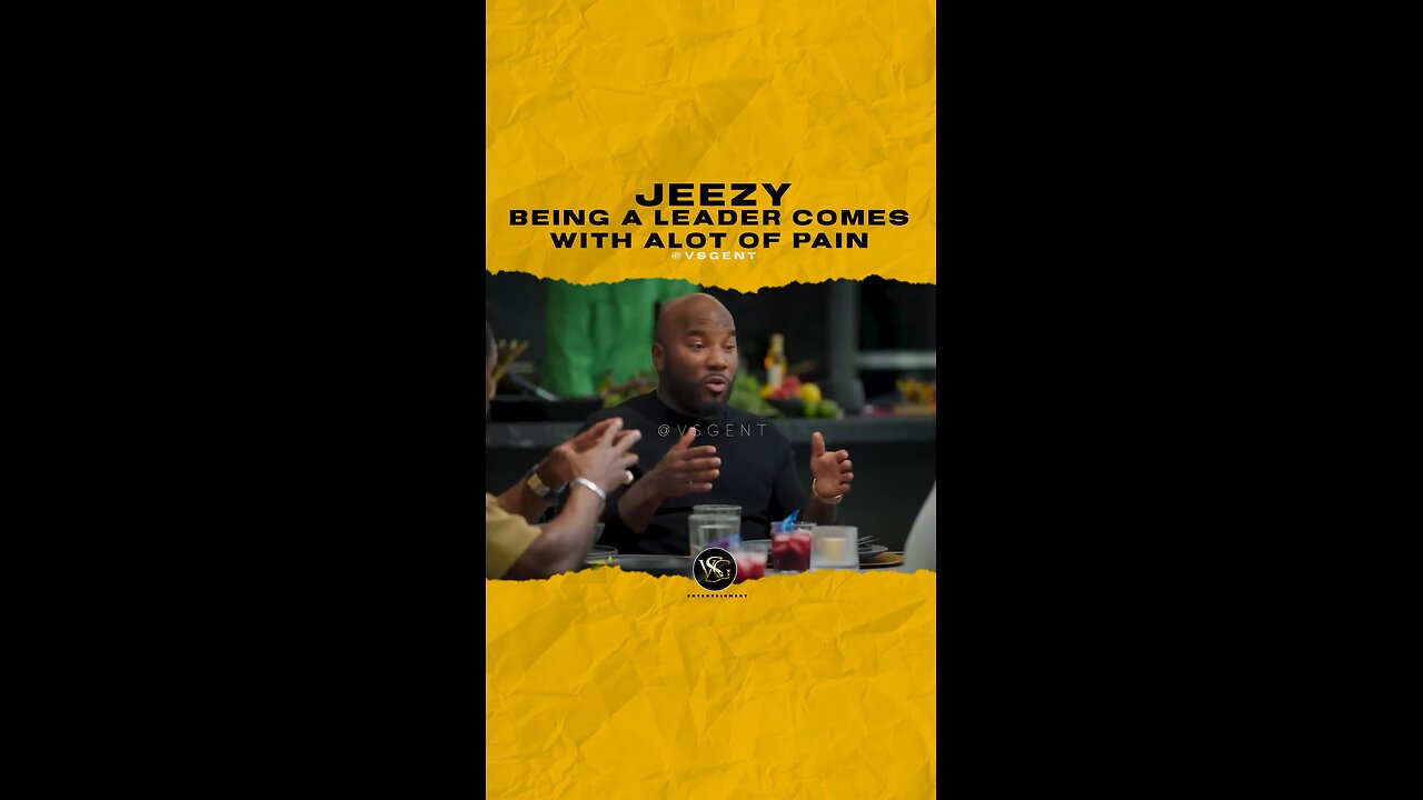 @jeezy Being a leader comes with alot of pain