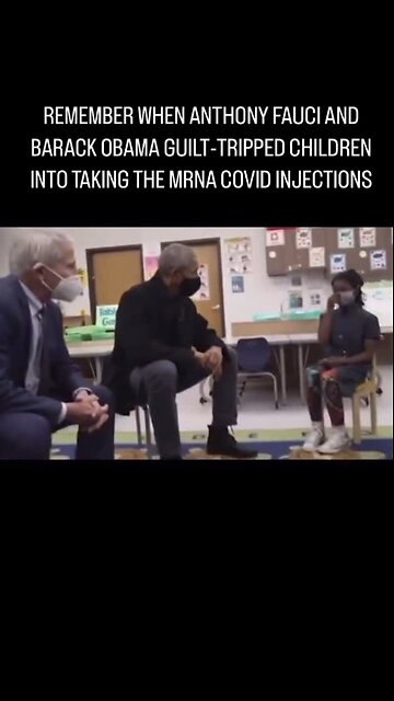 Obama and Fauci off to GITMO you go