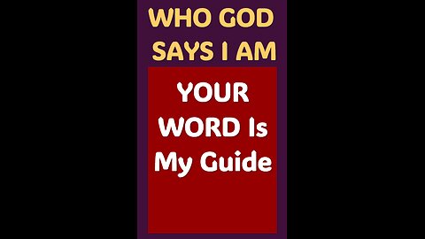 YOUR WORD IS MY GUIDE #wordofGod #health #power #authority #faith #say #wisdom #guide #light