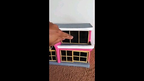 "How This Mini Cement House Was Built – Satisfying ASMR!"